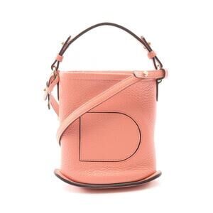 Delvaux Pan Toy Leather Shoulder Bag Orange